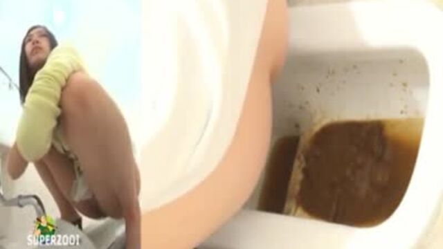 Japanese Diarrhea On Squatting Toilet Japanese scat porn